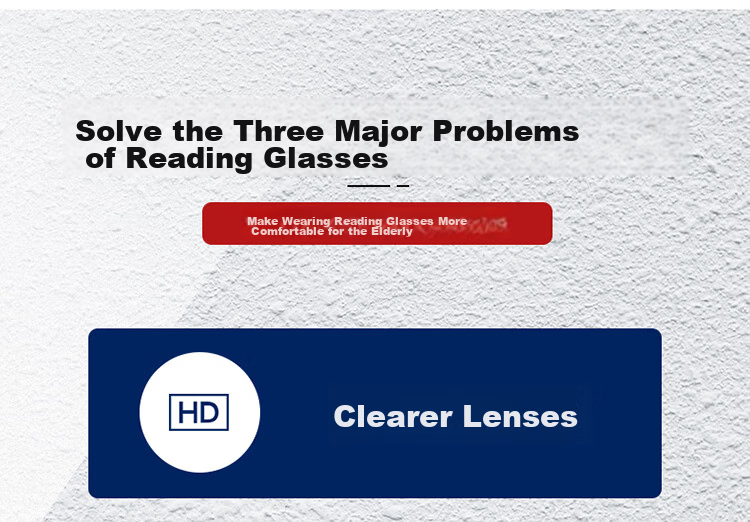 FENCHI Crystal Glasses Men’s Presbyopia High-Definition Anti-Fatigue Scratch-Resistant Durable Official Genuine Flagship Premium Gift 2