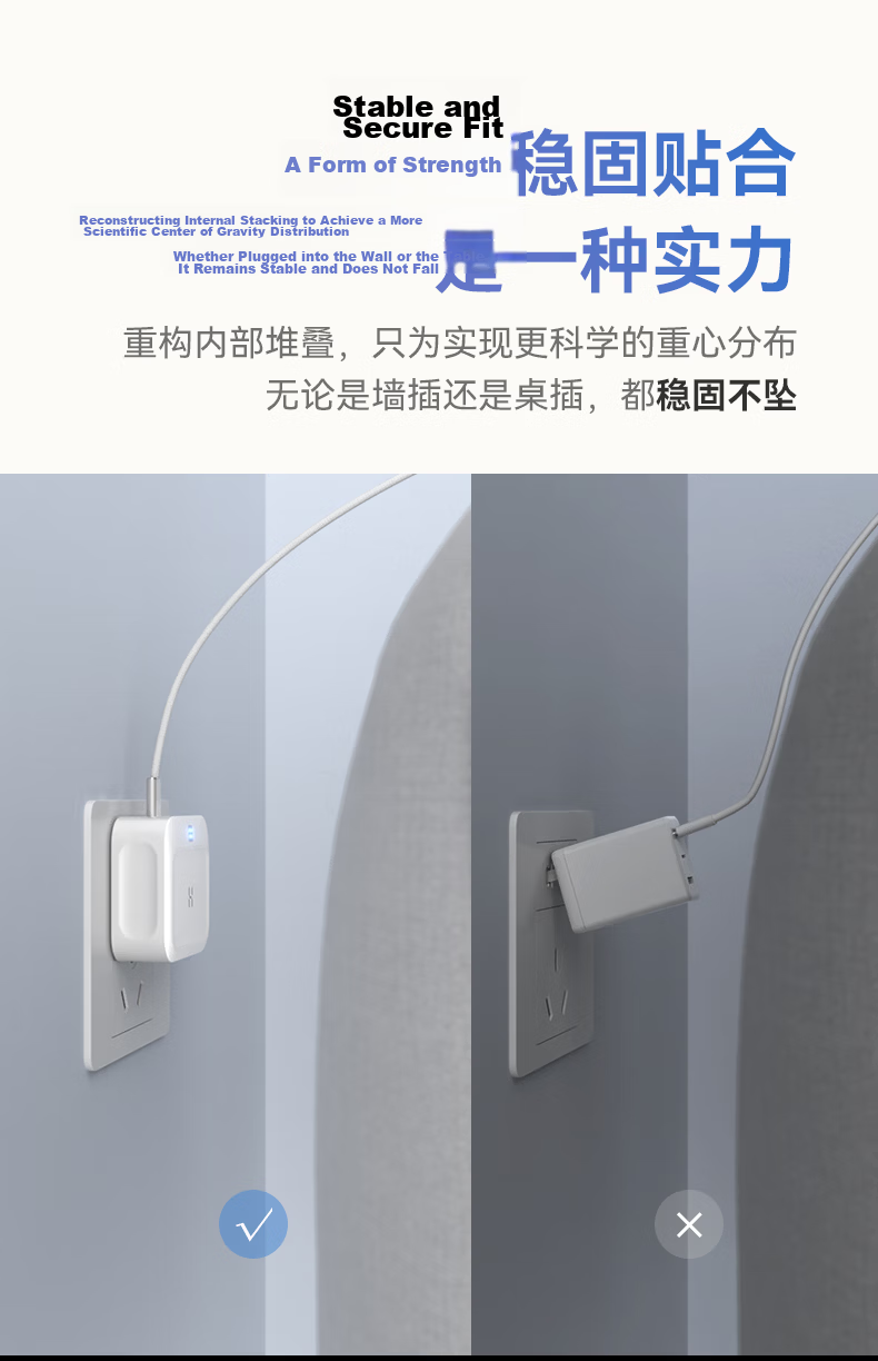 Highsay C2 45W Fast Charging Temperature-Controlled Dual-C Charger for Apple iPhone Pro Max, MacBook 16 Pro, and iPhone 15 9