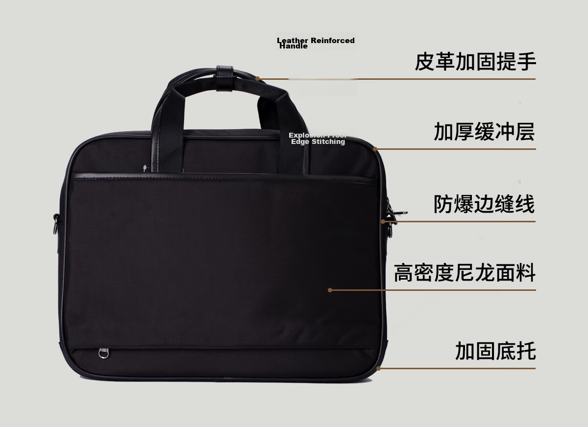 Li-Ning Glory Series National Team Sponsored Large Capacity Laptop Bag Business Multifunctional Lightweight Handbag 4