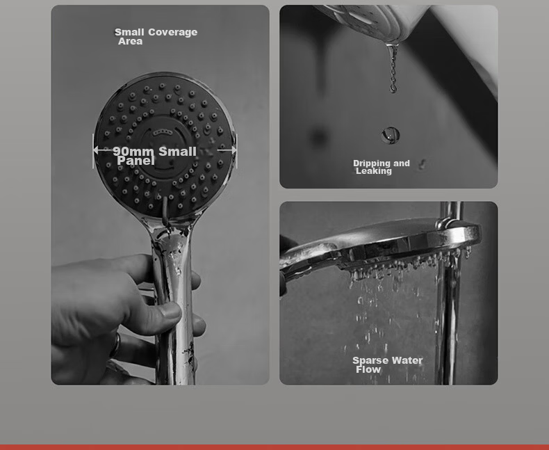 ARROW Shower Head Rainfall Bathroom Cedar Gray High Pressure Large Shower Head AE58144SPG 2