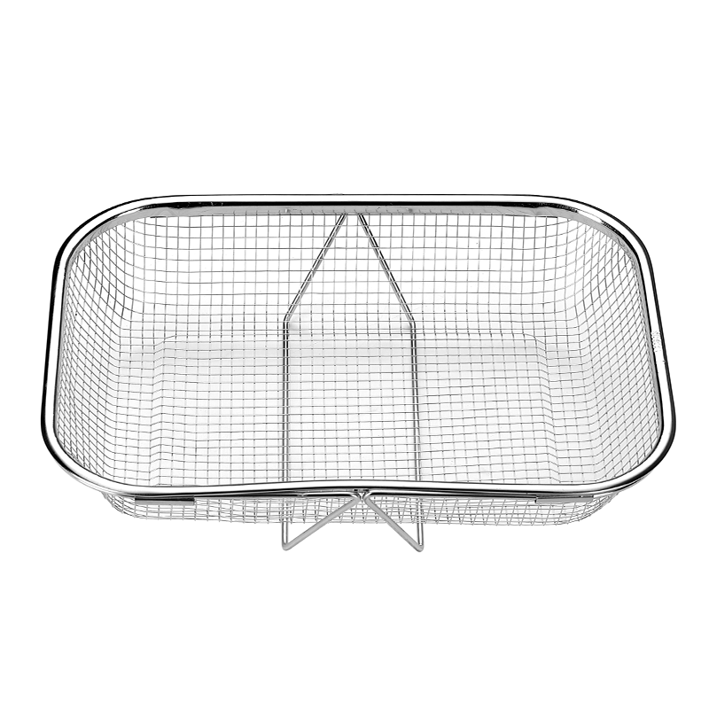 Newair 304 Stainless Steel Expandable Sink Draining Basket Dish Rack Kitchen Vegetable Washing Utensil Holder Home Use