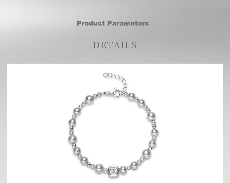 HEFANG Bubble Sugar Cube Bracelet Jewelry Luxury Birthday Gift Qixi Festival Gift for Girlfriend 15