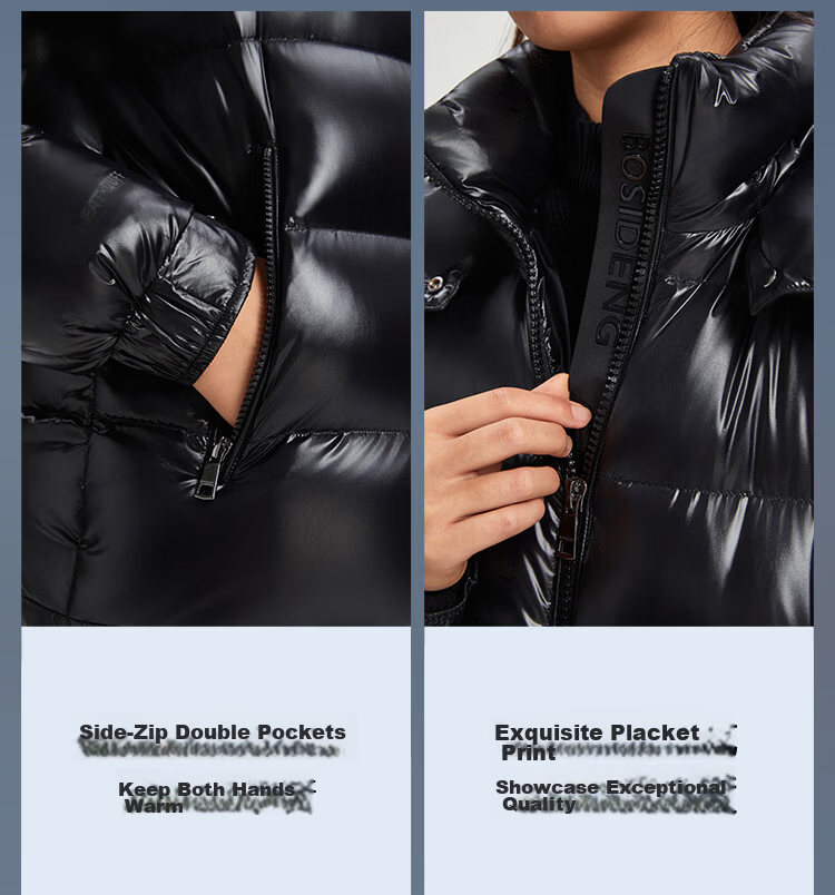 Bosideng 90% Goose Down Off-Season Unisex Puffer Thickened Versatile Winter Jacket Mall Edition 18