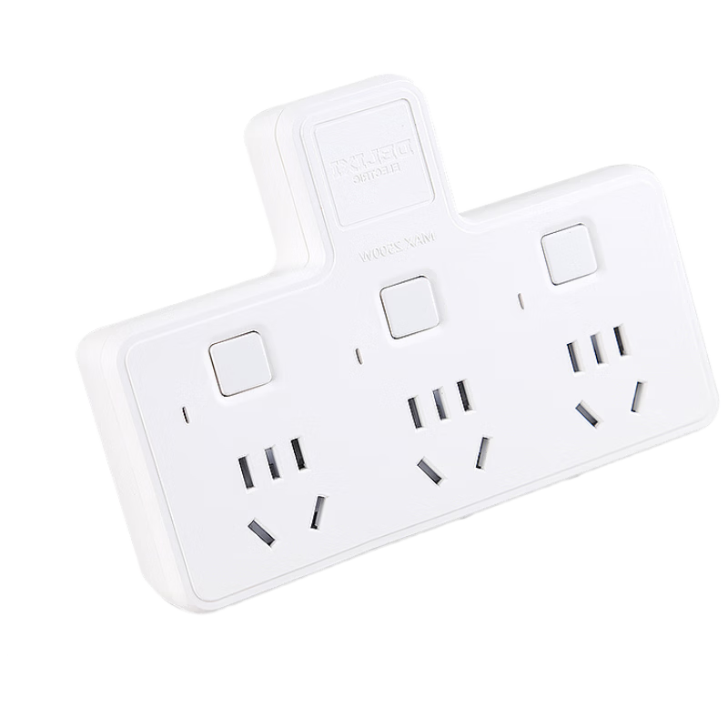 Delixi Electric Socket Power Converter Wireless Multi-Functional One-to-Three CDK603