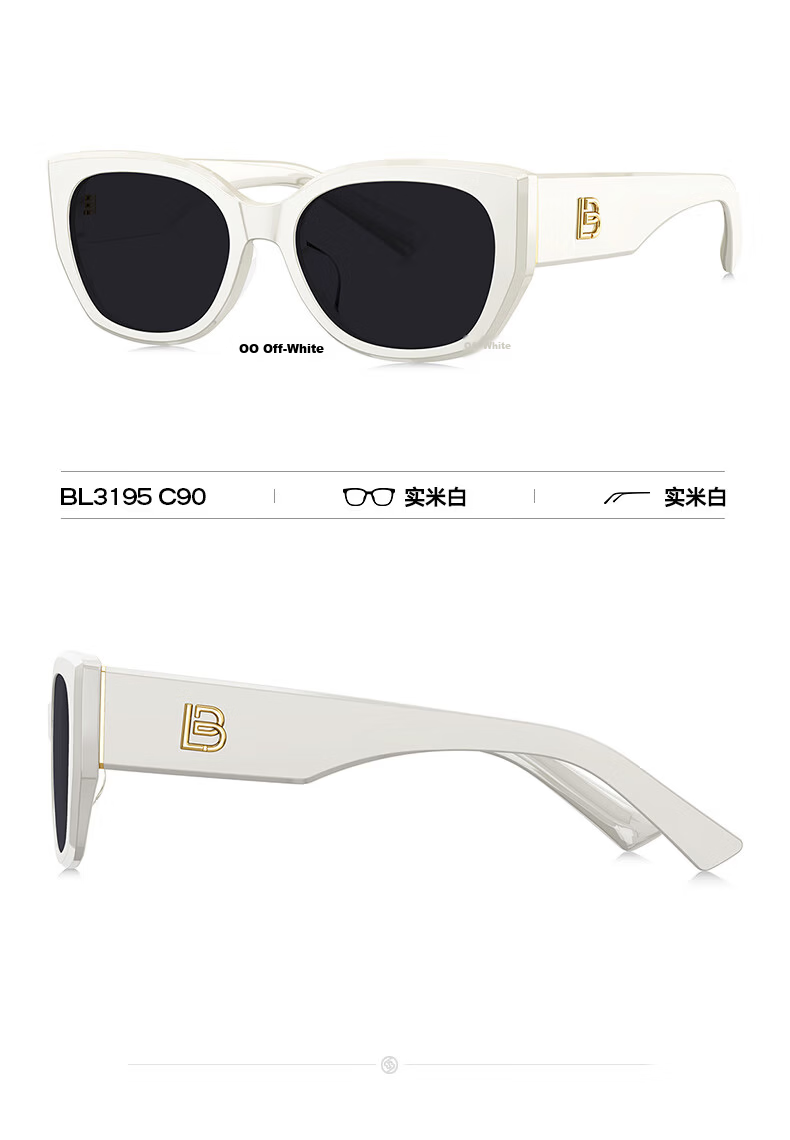 BOLON Sunglasses, Yang Zi's Style, Cat-Eye Large Frame Sunglasses, UV Protection, Driving Sunglasses for Men And Women, Trendy, BL3189C91 17
