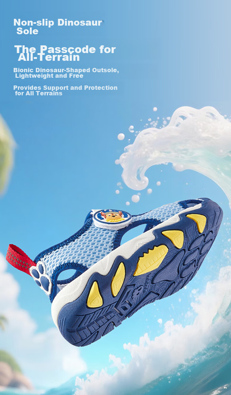 Balabala [Paw Patrol IP] Children's Toddler Shoes Boys Girls Summer New Breathable Sports Sandals Steady Walking Shoes Kids Shoes 7
