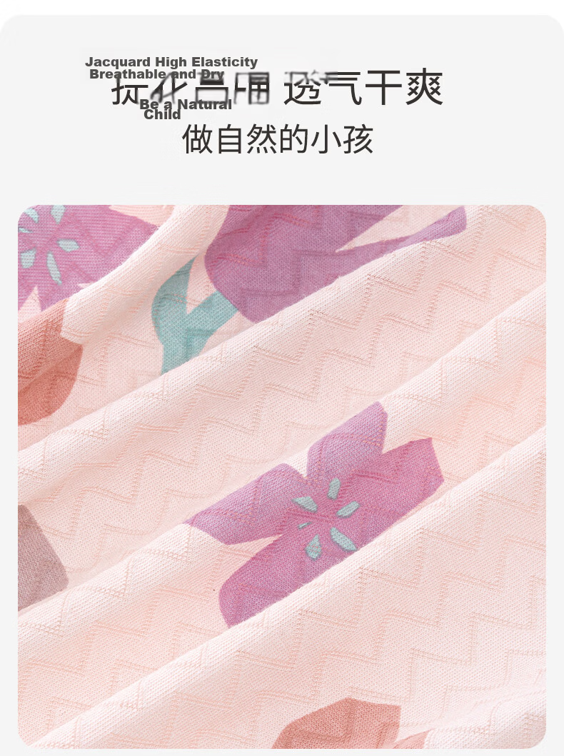 Tonglian Chuxin [Ice Silk Cotton] Baby Romper 2026 Summer New Short Sleeve Newborn Jacquard Mesh Onesie 5