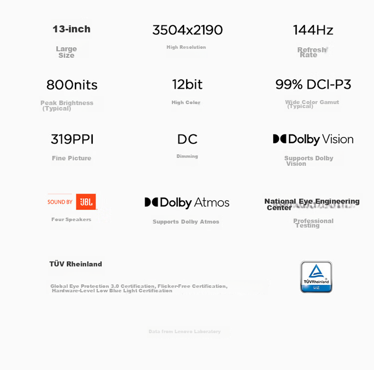 Lenovo Xiaoxin Pro 13-inch AI Learning Tablet Snapdragon 8s Gen4 Smart Study Notebook 3.5K Ultra HD Eye Protection Screen iOS Super Connectivity 12+256GB Deep Amber Green 6