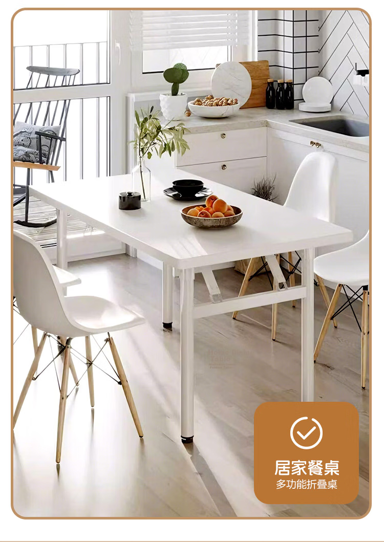 Warner New Foldable Computer Desk Desktop Student Long Table Bedroom Simple Writing Study Desk BGZ660 13