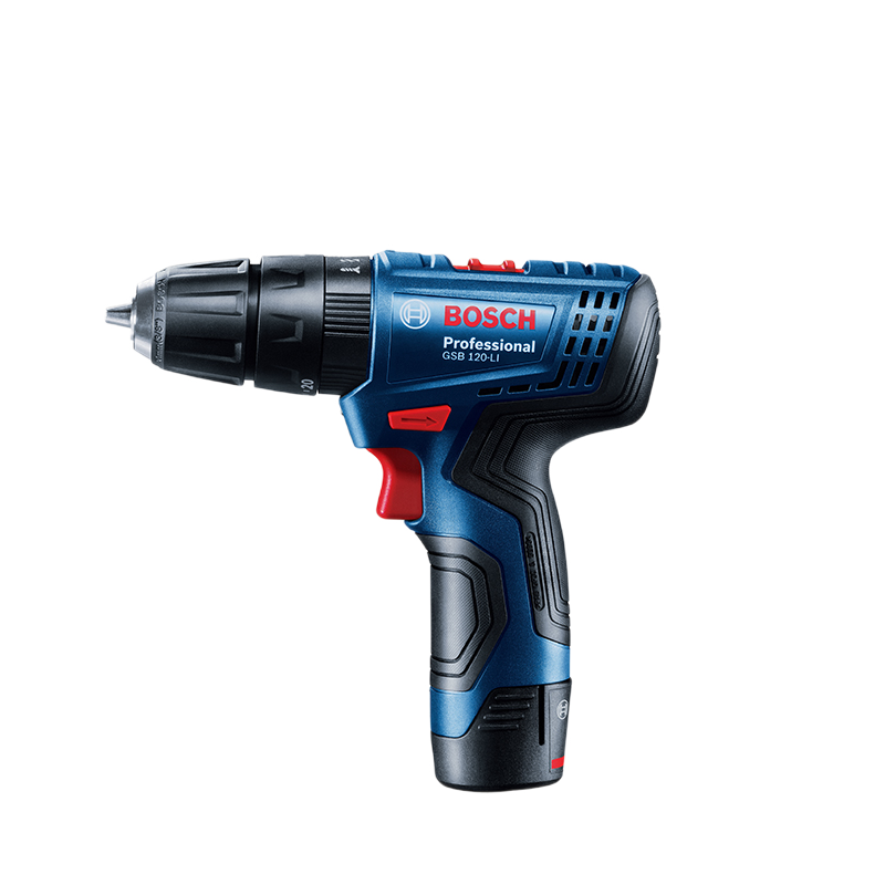 BOSCH Electric Drill Impact Drill Wall Drilling Multi-Function Household Power Screwdriver GSB120 Dual Battery Version 12V Lithium Battery