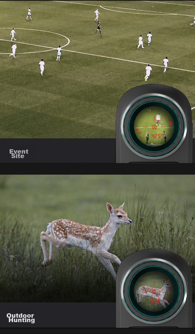 SNDWAY Eagle X Telescope Laser Rangefinder Outdoor Sports Golf Measurement HD Red Green Display KE1000RS 3