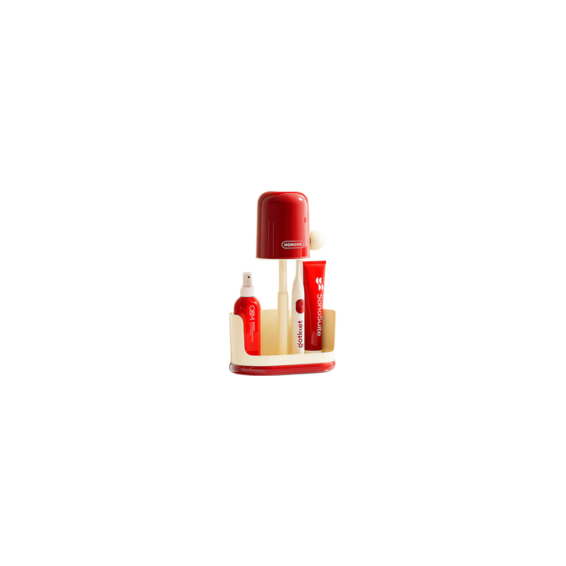 Baoshi Mouthwash Cup Toothbrush Holder Student Dormitory Toothbrush Cup Set Children's Toothbrush Cup Washbasin Cup Storage Rack Dental Tools Red