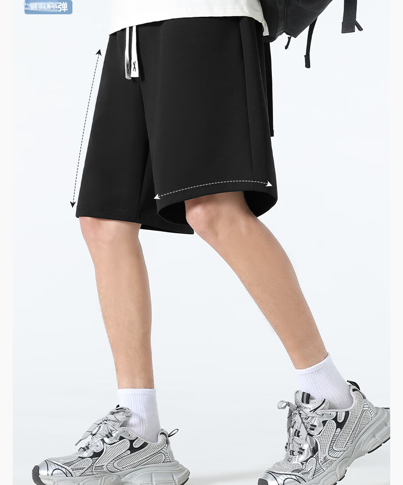 MINISO Men's Summer Ice Silk Shorts Casual Quick-Dry Sports Mid-Length Over-Knee Shorts Z Army Green XL 10