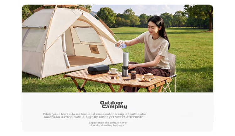 Mijia Xiaomi Portable Coffee Maker Mini Handheld Fully Automatic Capsule and Ground Coffee Machine for Office and Home Outdoor Camping Cold Brew and Hot Brew White with Storage Bag 16
