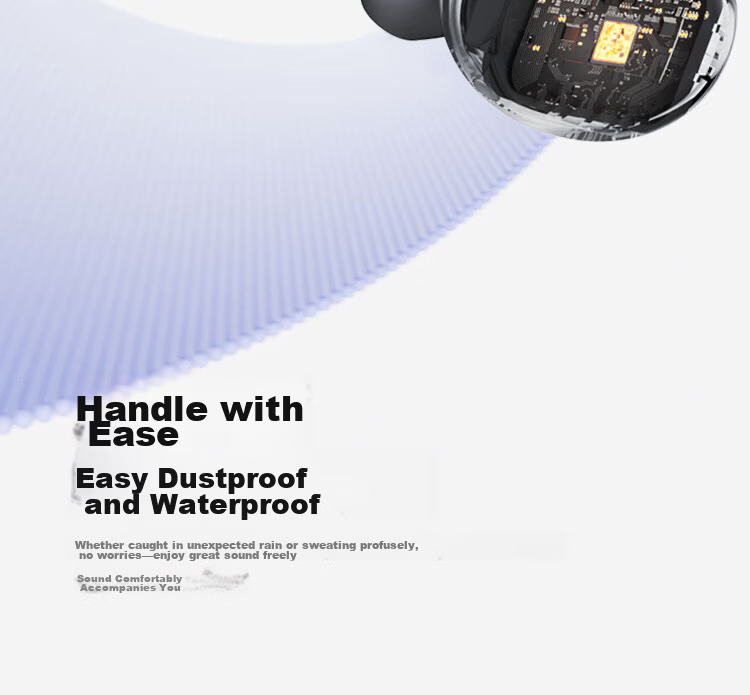 Lenovo EA419 Open True Wireless Bluetooth Earphones Clip-On Non-In-Ear Music Sports Bone Conduction Concept Headphones Compatible with Apple Huawei Xiaomi Phones Obsidian Gold 22