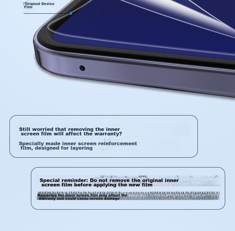 Mr. Blue Gorilla Huawei PuraXmax Matte Anti-Fingerprint HD Scratch-Resistant Durable Inner Screen Protector Film 5