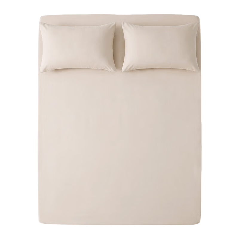 DEARREDAMANCY × JDear JD.com Co-branded Pure Cotton Knitted Ultra-Soft Class A Fitted Sheet 1.8m Oatmeal