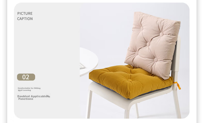 Ailute Office Seat Cushion Chair Pad Non-Slip Breathable Soft Cushion for Long Sitting All-Season Universal Stool Seat Dining Chair Cushion 16