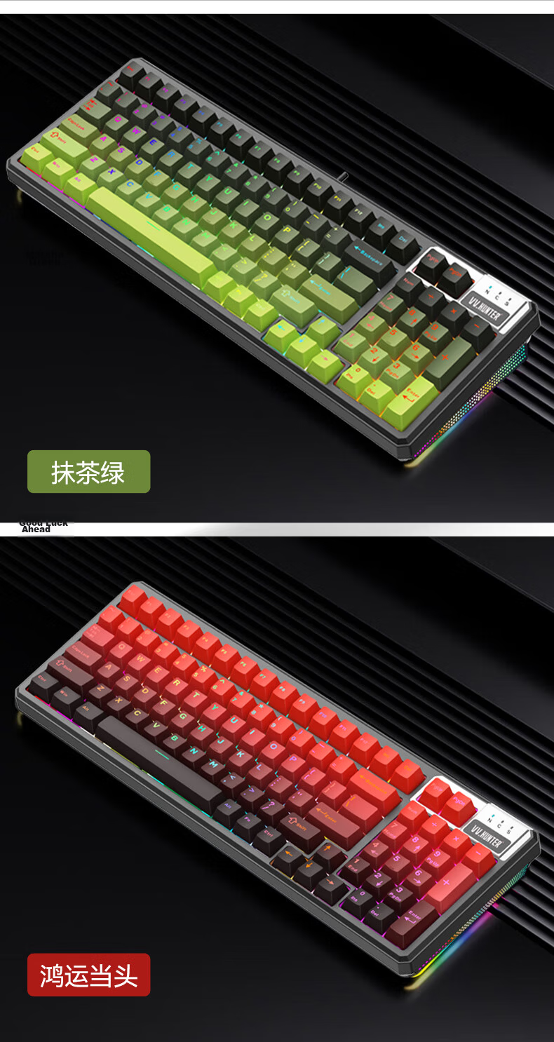 Western Hunter CK98PRO Magnetic Axis Keyboard 98-Key Wired Gaming Keyboard Full-Key Hot-Swappable FPS Dual-Drive Valorant Delta PUBG Gaming Keyboard 22