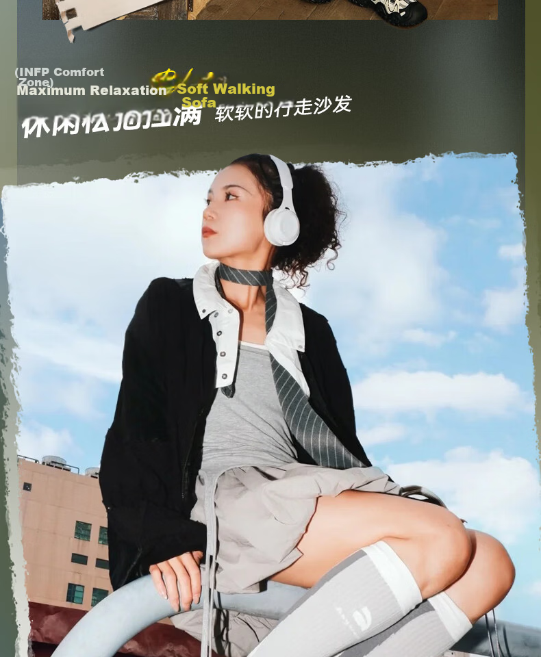 CAMEL Aurora Cute Ugly Women's Outdoor Hiking Casual Shoes L26S202229 Off-White/Black (Hollow Style) Size 35 35