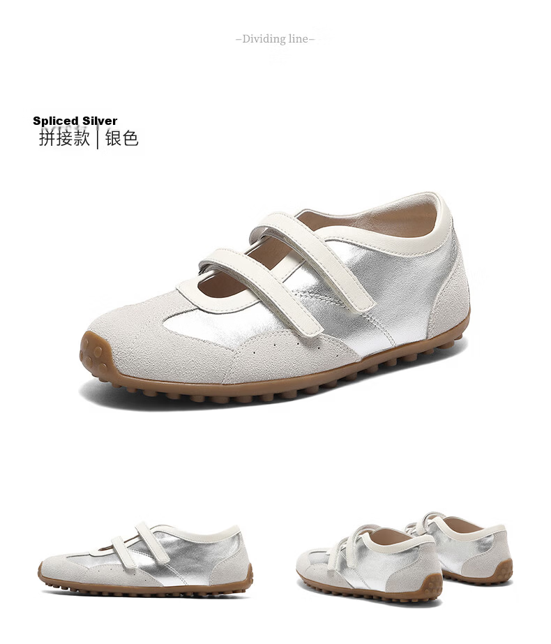 Senda Star Style Nai Pi De Xun Mary Jane Women's 2026 Summer New Lambskin Casual Shoes 4XV03BQ6 Beige Size 40 24