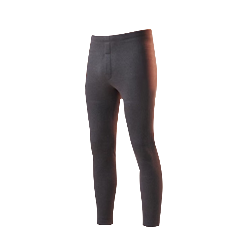 Langsha Men's Thermal Pants Fleece Lined Thickened Cotton Winter Wool Silk Knee Patch Cold Protection Plus Size Base Layer Long Johns