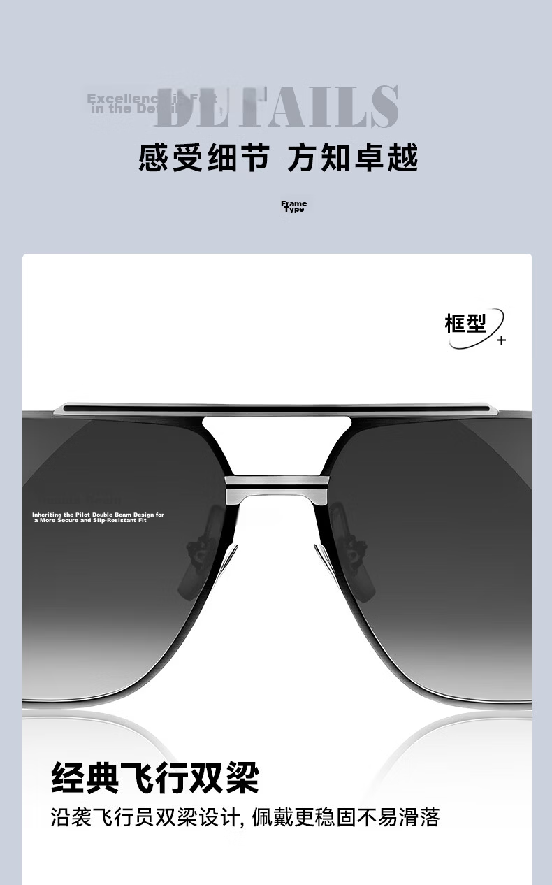 Vigosh Polarized Sunglasses 2026 New UV400 Protection Men's Driving Gift for Dad 5