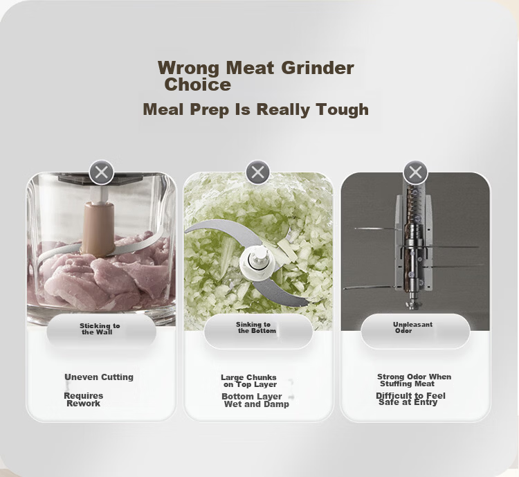 Bear Meat Grinder Household Multifunctional Food Processor Electric Large Capacity QSJ-L03D8 Floating Lift Knife + Stirring Rod + Dumpling Tool 2L 6