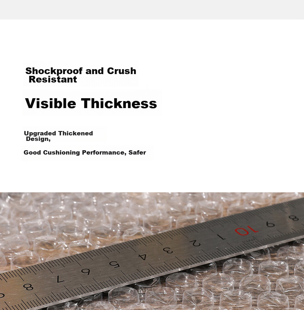 Deli Thick Bubble Wrap, 50 Meters * 40 Cm Packaging Film, Wrapping Film, Siyi Bubble Cushion, Shockproof Express Delivery 5