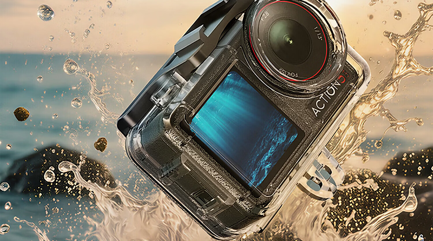 Shili Fan Waterproof Case for DJI Action 5 Pro Diving Case Action 4 Diving Accessories Kit High Transparency Protective Cover Sports Camera Accessories 23