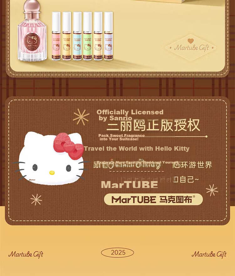 MARtube Hello Kitty Bluetooth Earphones Touchscreen Premium Niche Practical Graduation Gift for Bestie Girls Students Daily Present 2