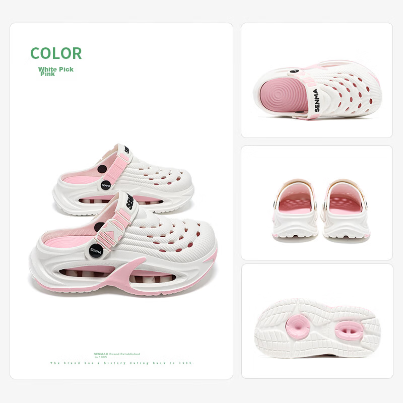 Semir Kids Slippers Girls Summer Hollow Sandals Pink Size 36-37