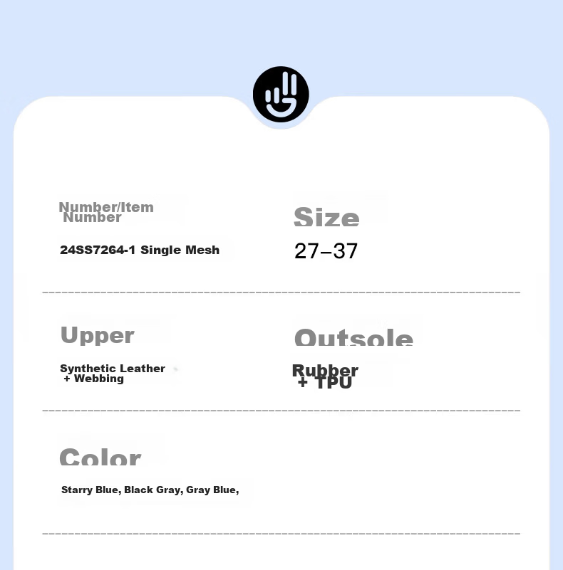 JEEP Kids Sports Shoes Spring Summer Single Mesh Breathable Dad Sneakers Non-slip Mesh Shoes Boys Girls Running Shoes Black Gray Size 37 7