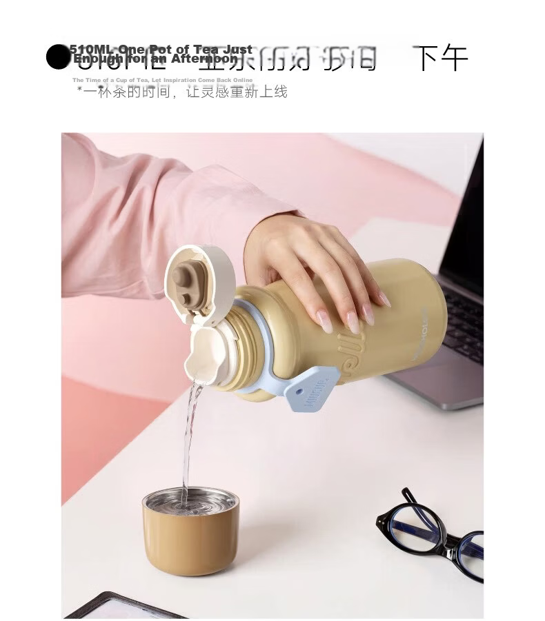 HOLOHOLO Ceramic Inner Insulated Mug Portable Coffee Cup for Men and Women High-Value Tea Water Cup for Children and Students Gift 19