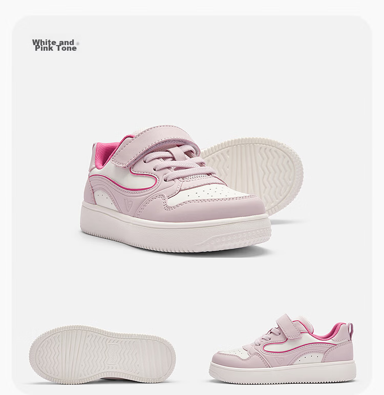 Balabala Kids Casual Shoes Children's Lightweight Breathable Mesh Sneakers Boys Girls 2026 New Autumn White Shoes 26