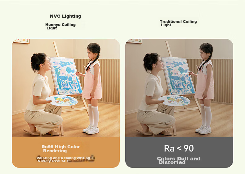 NVC Ceiling Light Full House Lighting Living Room Voice Control Smart Large Size Huanyu Pro 9