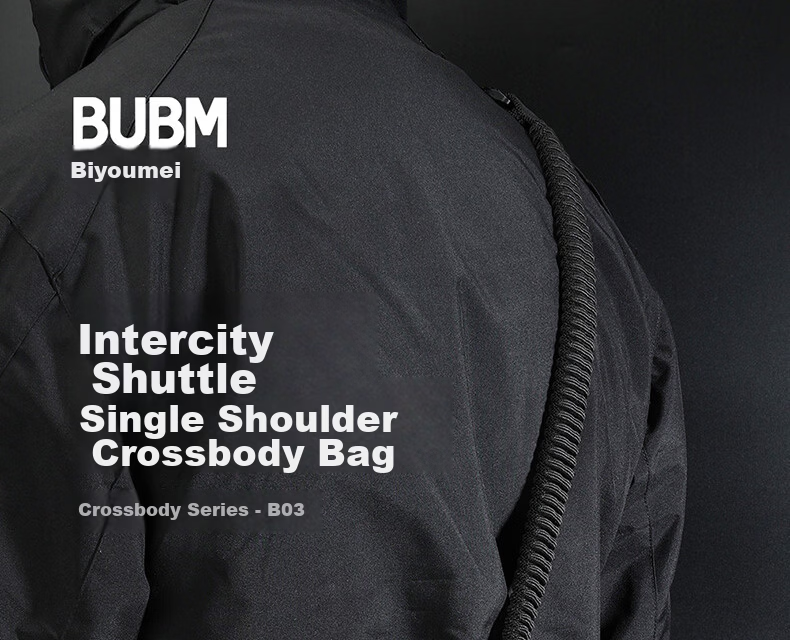 BUBM Multifunctional Crossbody Bag Portable Travel Small Bag Casual Lightweight Backpack Men Large Capacity Sports Shoulder Bag 1