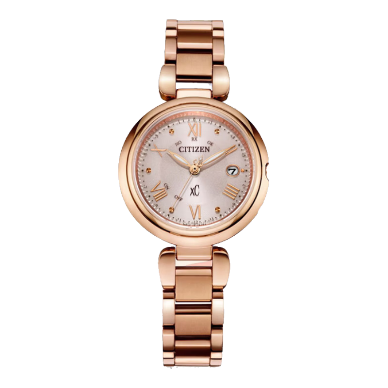 CITIZEN Eco-Drive Radio-Controlled Perpetual Calendar Super Titanium Fashion Business Women's Watch ES9468-51W Gift for Girlfriend