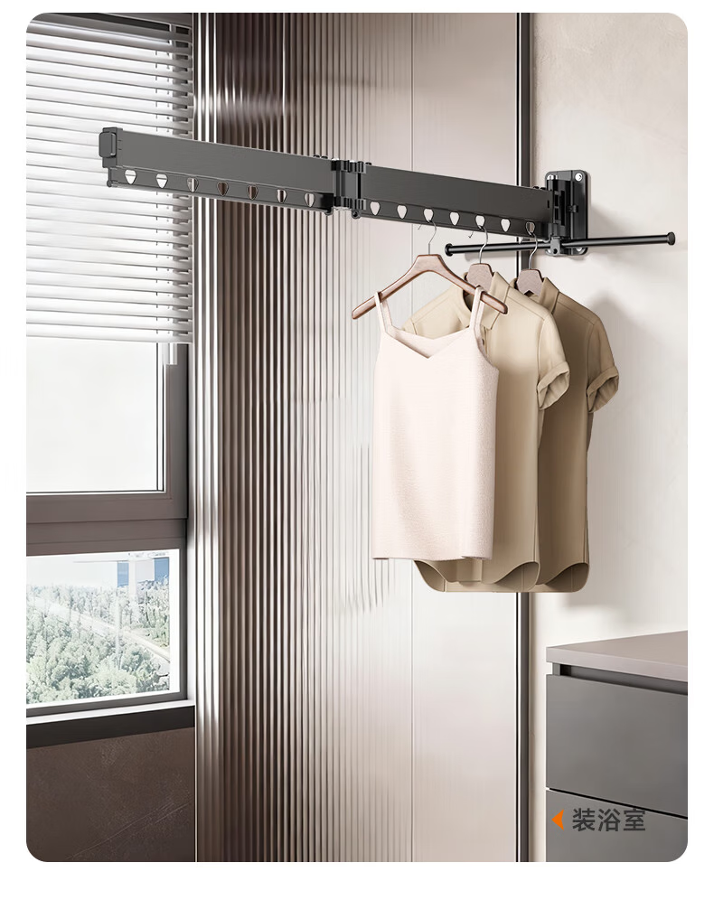 MYMOODHOUSE Octopus Folding Clothes Drying Rack Floor-Standing Balcony Indoor Garment Hanger Tool 14