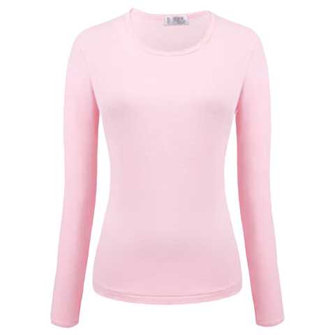 Yiershuang [100% Pure Cotton] Women's Thermal Underwear, Warm Top, Pure Cotton Inner Wear, Cotton Sweater, Autumn And Winter Base Layer