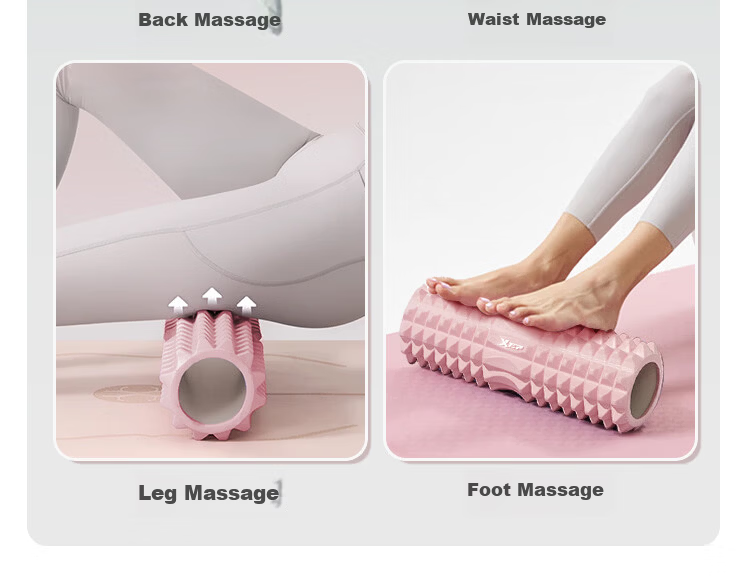 XTEP Foam Roller Crescent Muscle Relaxation Leg Massage Roller Stick 45CM 18