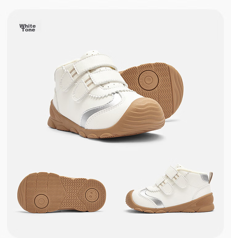Balabala Baby Toddler Walking Shoes Kids Boys Girls Spring Autumn Non-slip Colorblock Shoes 39