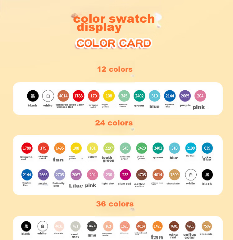 Yuji Soft Tip 48-Color Acrylic Markers, Washable, Colored Pencils, Children's Art Supplies, Elementary School Drawing Pens, Non-Translucent, Layering Capable, Quick-Drying Painting Brushes, Watercolor Pens, Art Educatio 10