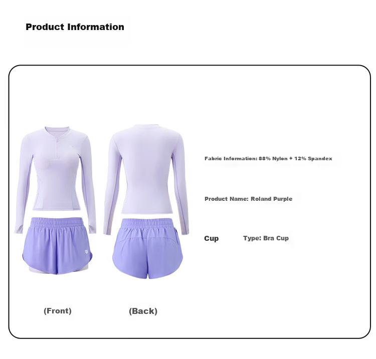 Disney Women's Two-Piece Long Sleeve Sun Protection Swimsuit Youth Adult Surfing Swimwear D16053S2E Green M 12