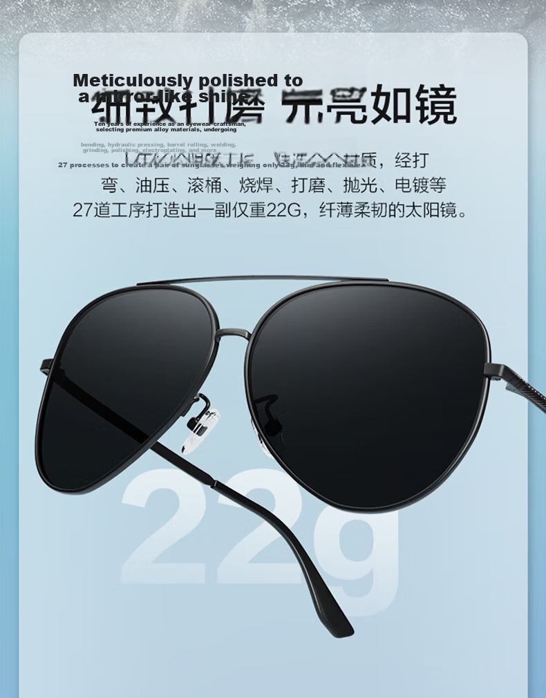 Colore.in Polarized Sunglasses Men UV Protection Pilot Fishing Driving Sunglasses 4
