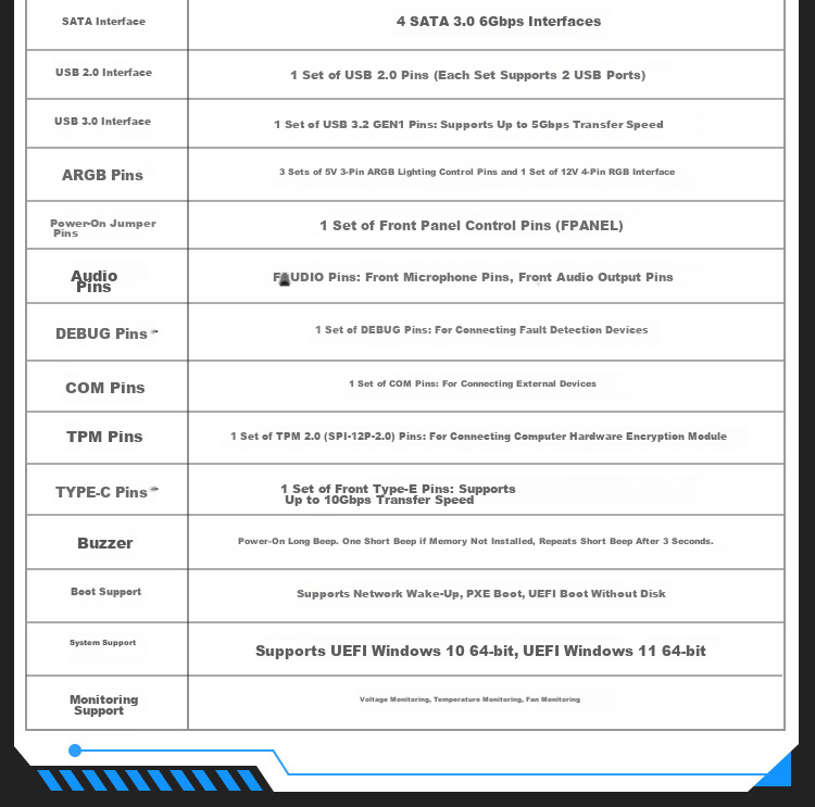 Ering Z790M-ATX Motherboard Desktop ARGB Support Intel Core 13th/14th Gen DDR4 Memory Office Gaming Productivity 11