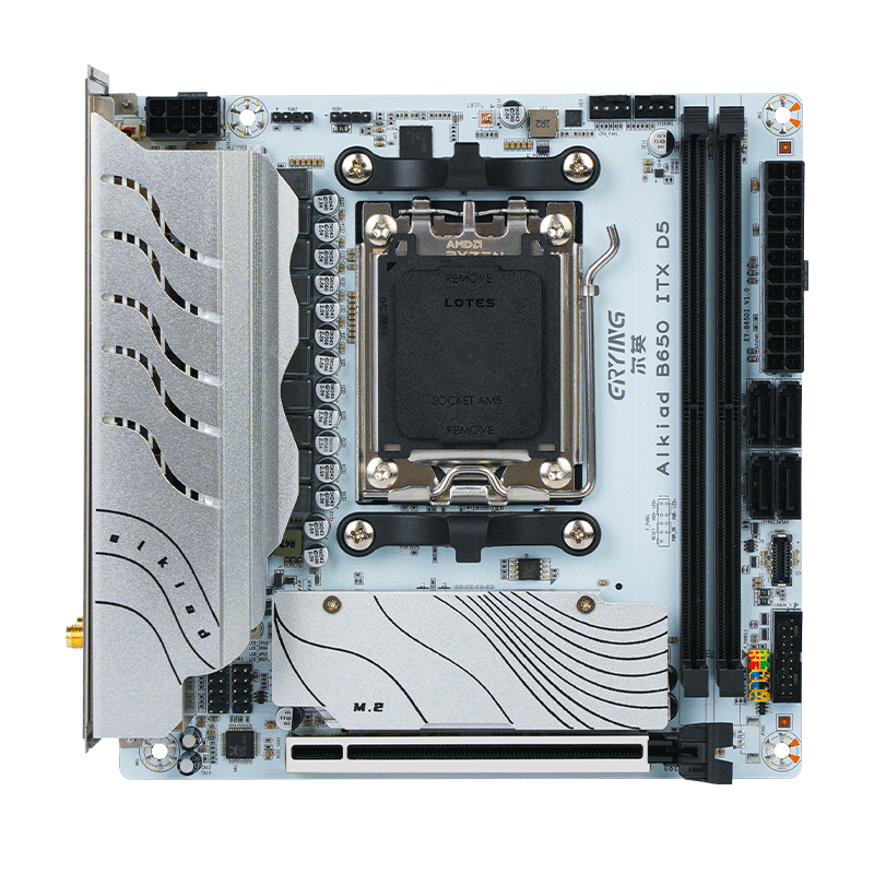 Ering B650 ITX Yaoguang ARGB Mini ITX Motherboard Desktop PC DIY Gaming Office Productivity AMD 7000/8000/9000 Series DDR5 Support