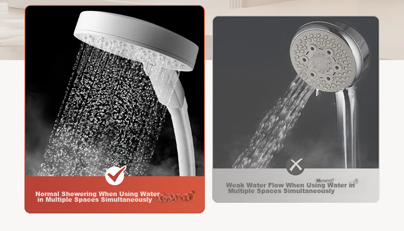 ARROW Shower Head Rainfall Bathroom Cedar Gray High Pressure Large Shower Head AE58144SPG 11