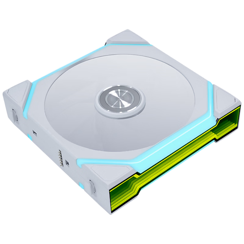 LIANLI SL120 FLEX White Modular Fan First Generation Boundary-Free Edition Reverse Blade