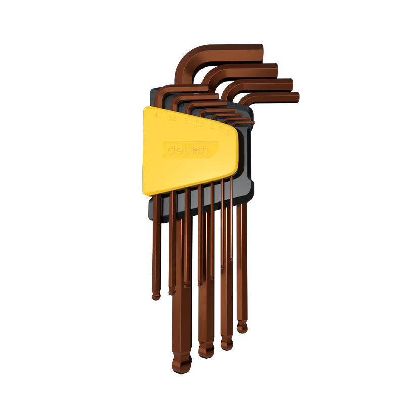 Deli Extended Hex Key Wrench Set T-Handle Hexagon Screwdriver Allen Wrench Tool